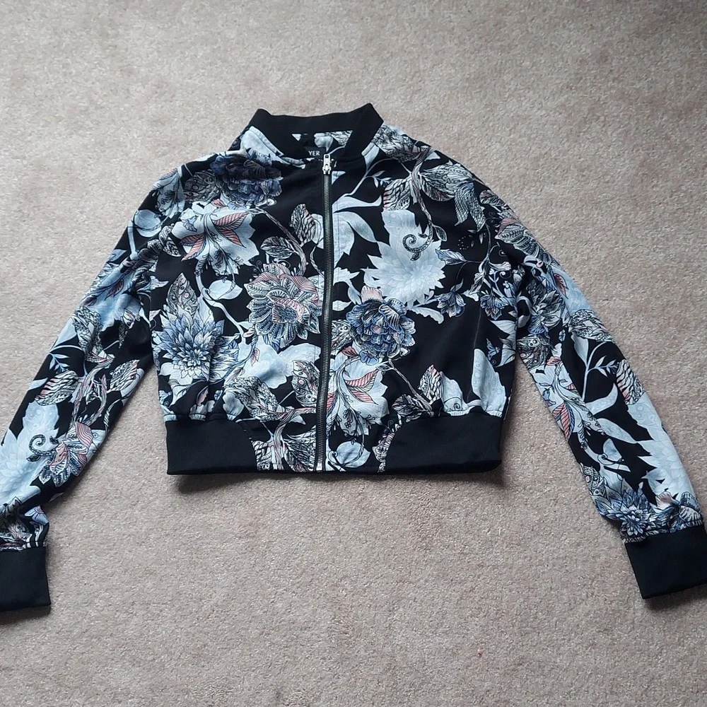 Patterned bomber jacket - Picture 2 of 2